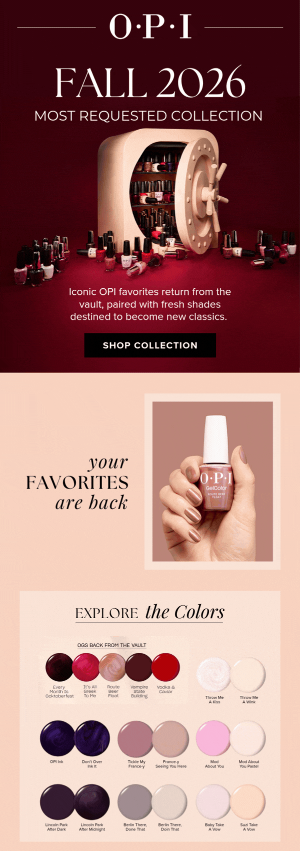 Shop OPI Fall