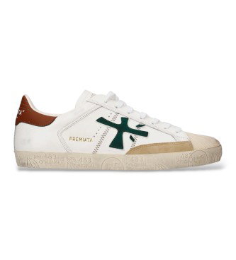 Zapatillas de Piel Steven blanco