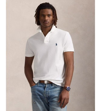 Polo de piqué Custom Fit blanco