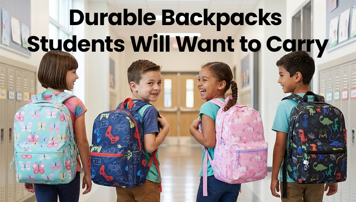 Durable backpacks students will want to carry.