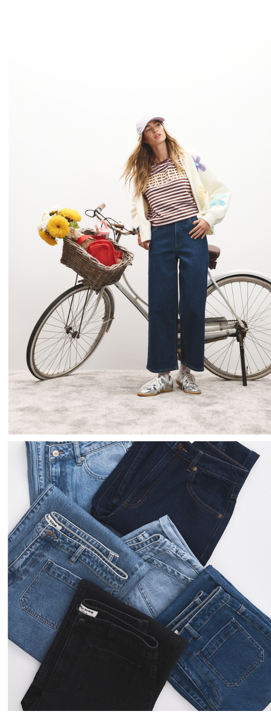 CHELSEA HIGH RISE STRETCH CULOTTE JEAN