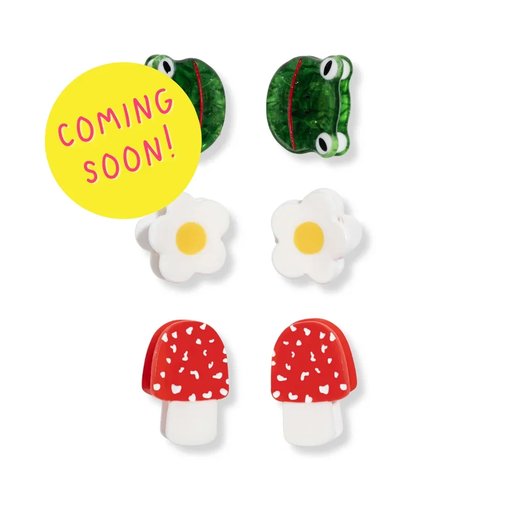 Image of Micro Cottage Core Hair Claw Clip Set