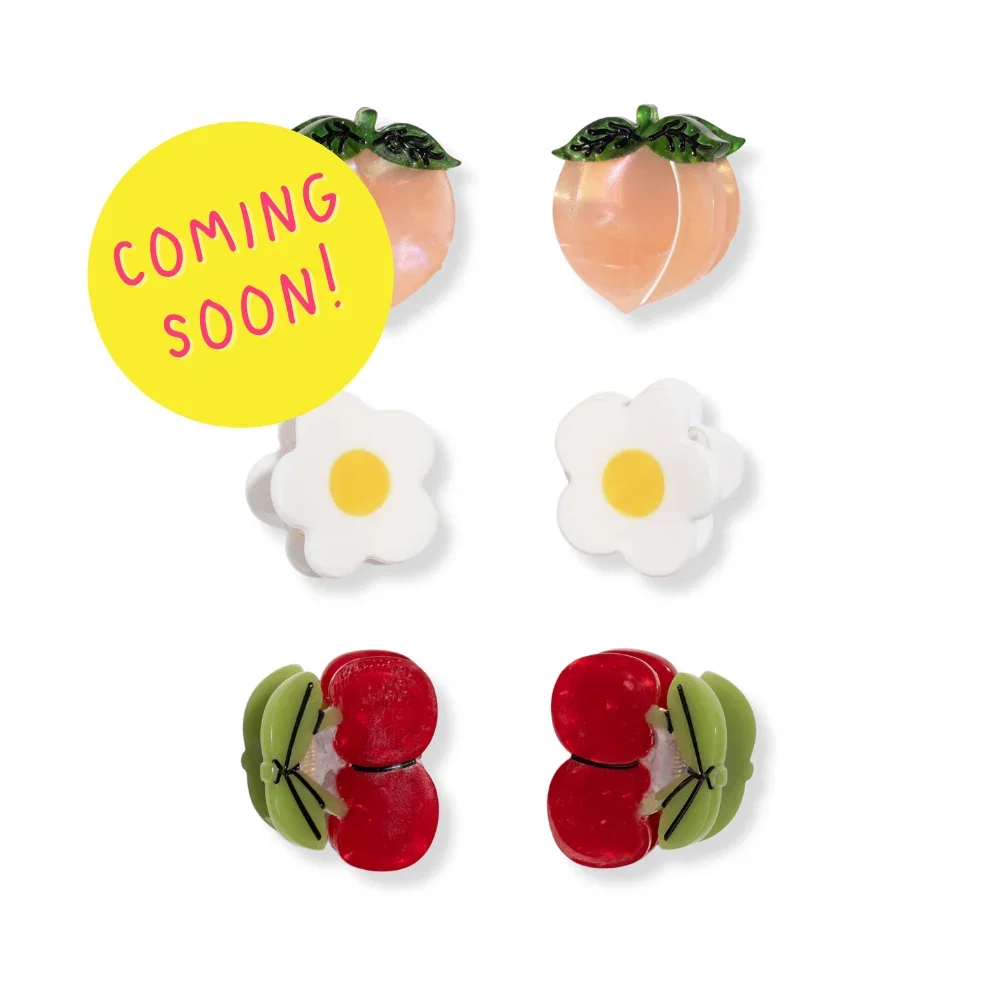 Image of Micro Summer Orchard Hair Claw Clip Set