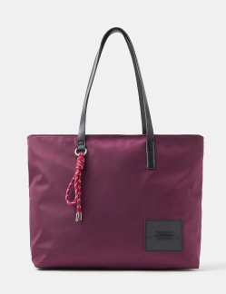 Harper Nylon Laptop Tote Bag Red