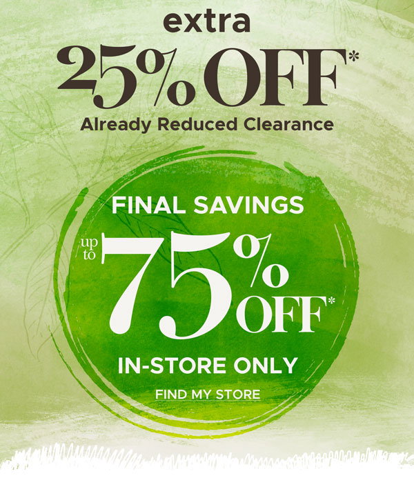 New Markdowns