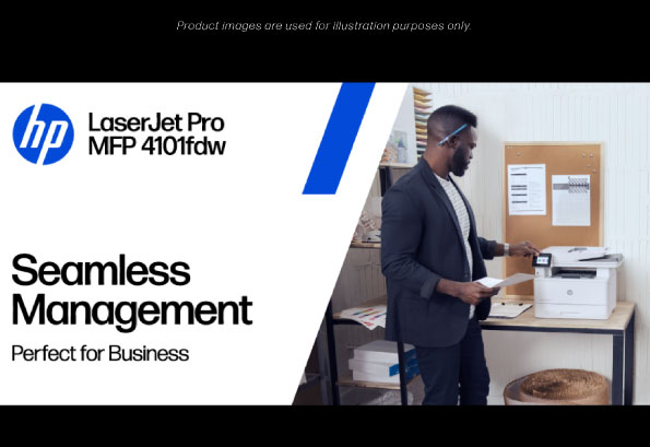 HP LaserJet Pro MFP 4101fdw: Seamless Management, Perfect for Business