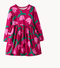 Long Sleeve Playground Dress with Pockets