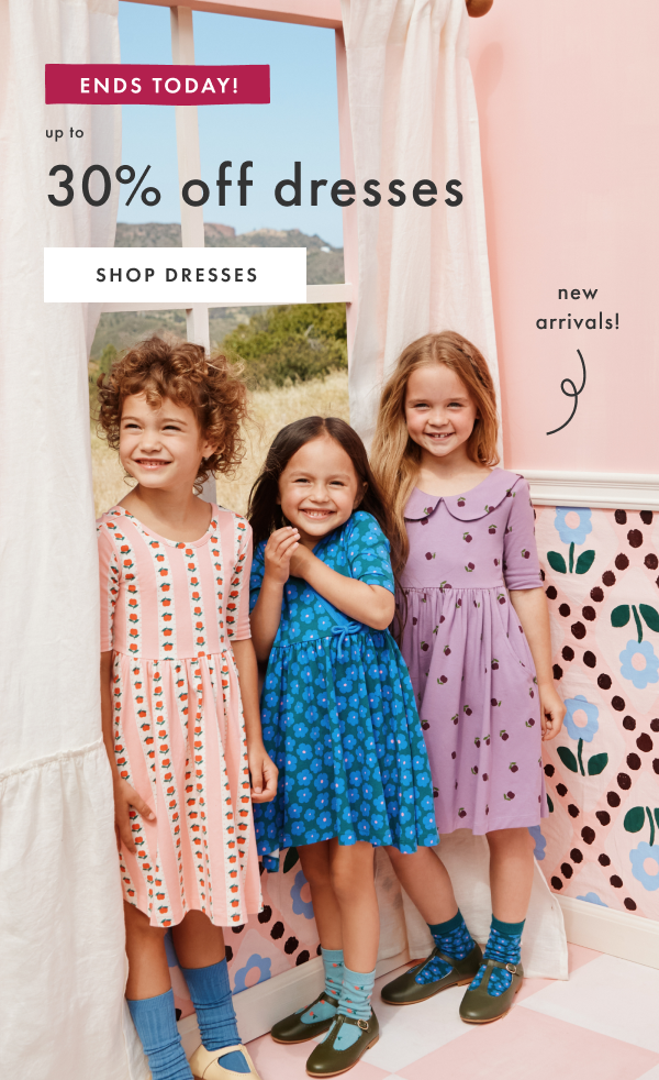 ENDS TODAY! up to 30% off dresses | SHOP DRESSES