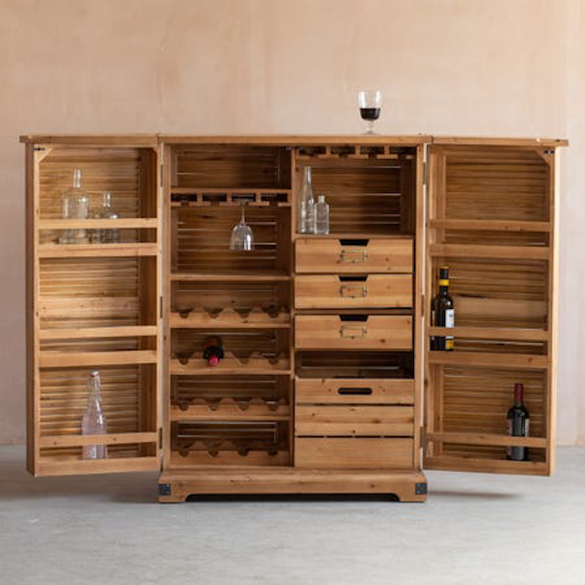 Charlton Fold-Out Bar Cabinet