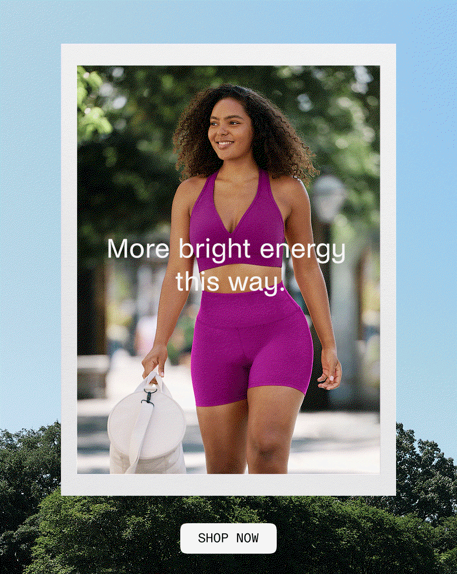 More bright energy this way. 