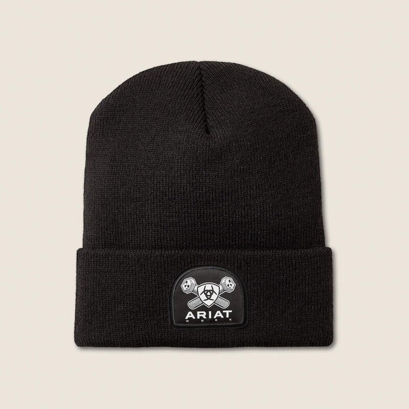 Rebar Bolt Skull Beanie