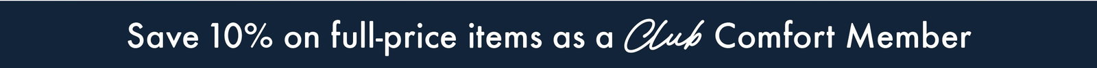 Club Comfort Members Save 10% Off