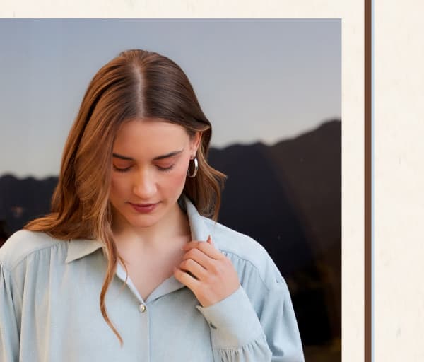 Faux Suede Embellished Dropped Shoulder Blouse