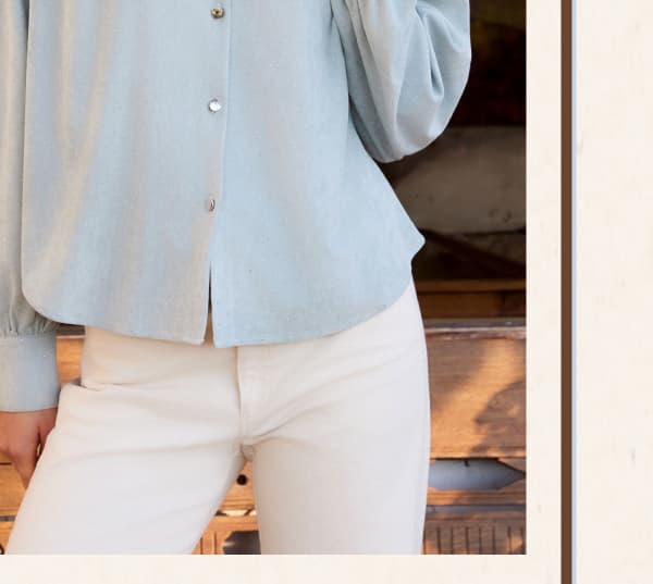 Faux Suede Embellished Dropped Shoulder Blouse