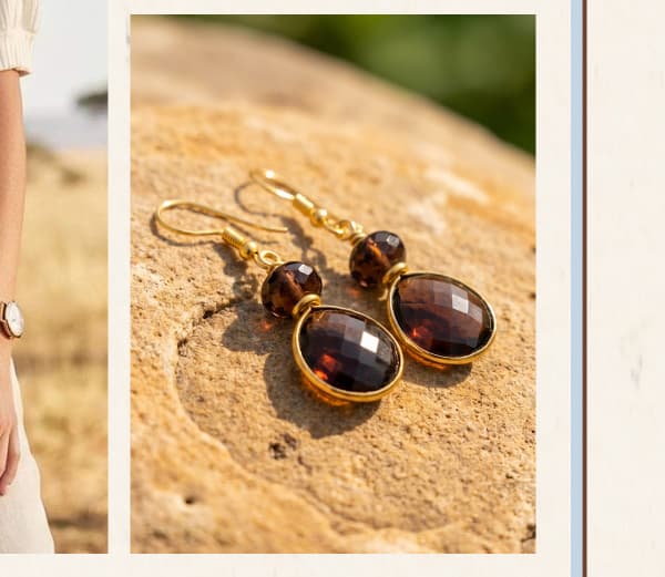 Tigers Eye Earrings