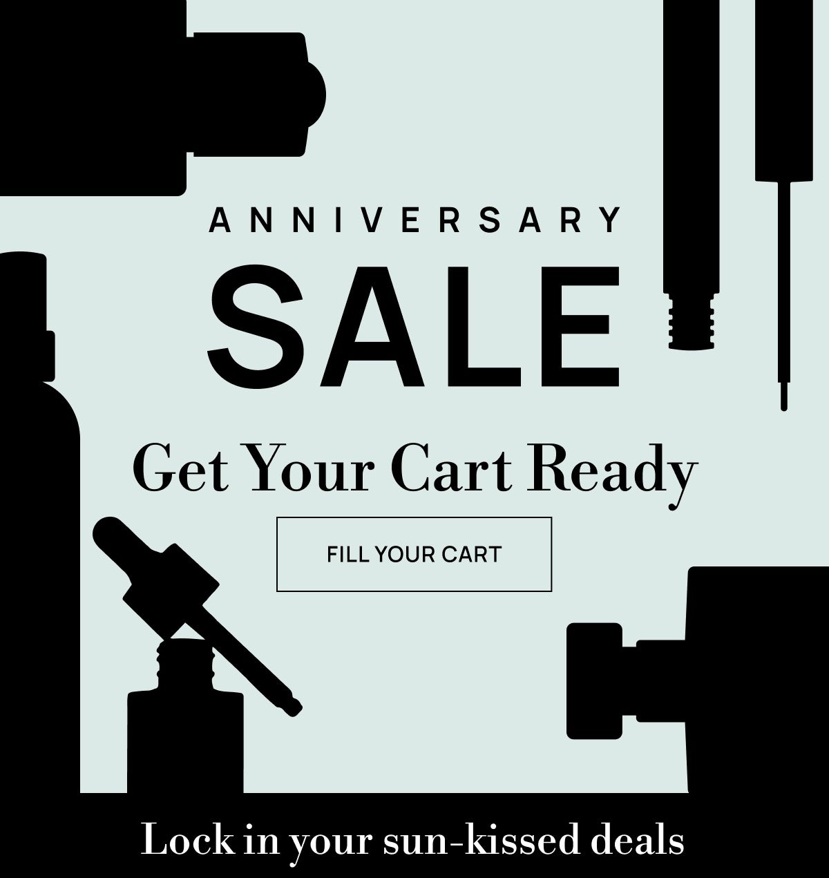 Anniversary sale Get your cart Ready