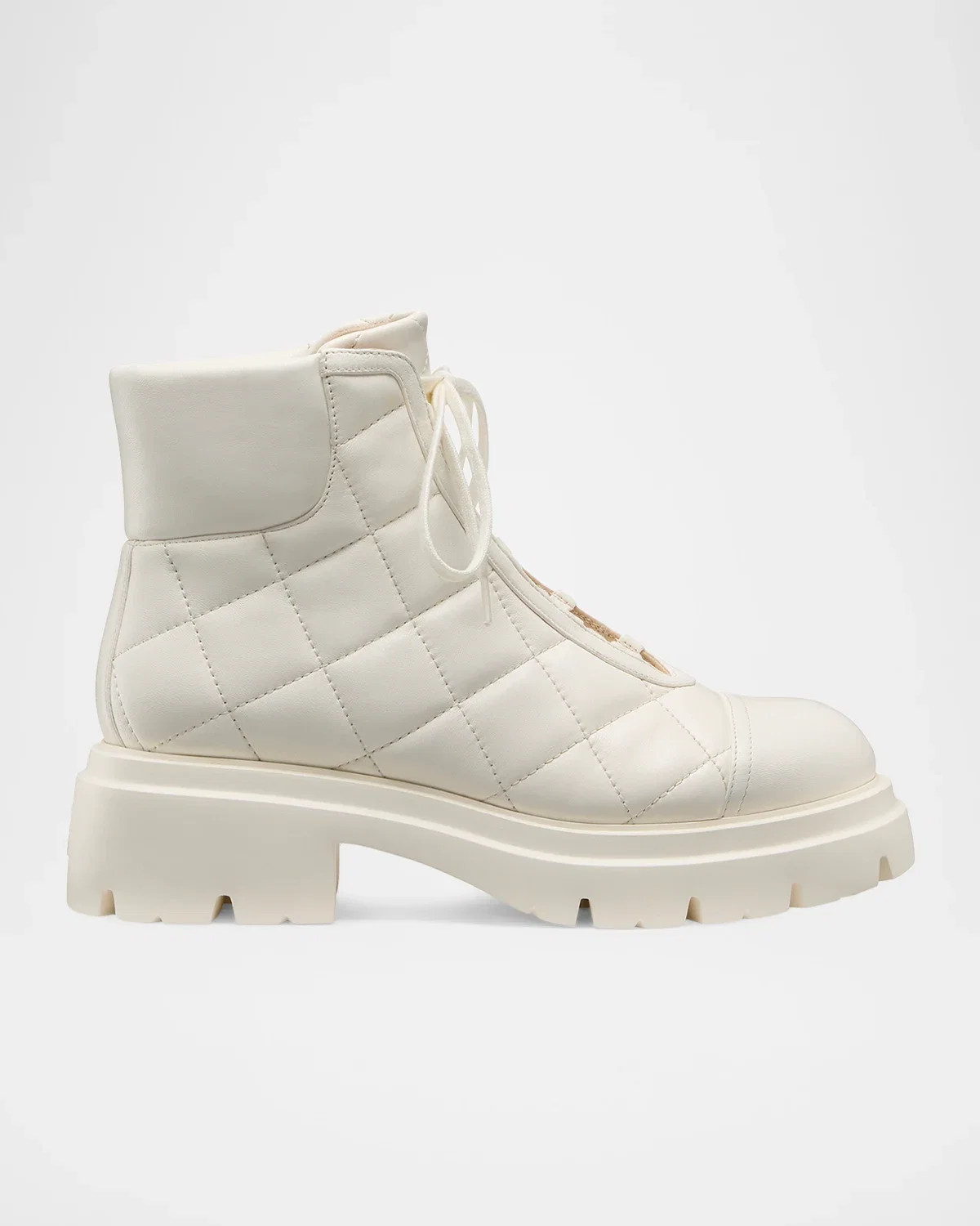 Hudson Quilted Leather Hiker Booties
