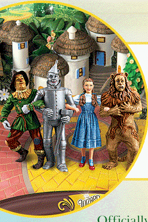 Favorite characters including DOROTHY(TM), SCARECROW(TM), TIN MAN(TM), COWARDLY LION(TM) and more