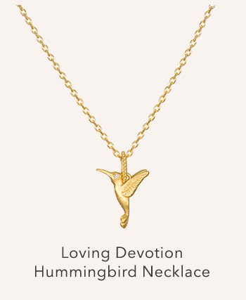 Loving Devotion Hummingbird Necklace