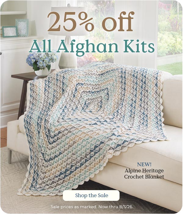 25% Off Afghan Kits