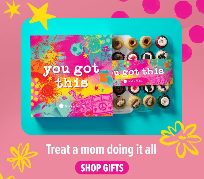 Treat a mom doing it all! Shop cupcake gifts now.
