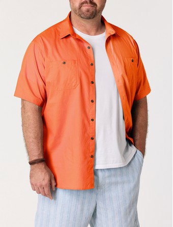 Textured Solid Sport Shirt