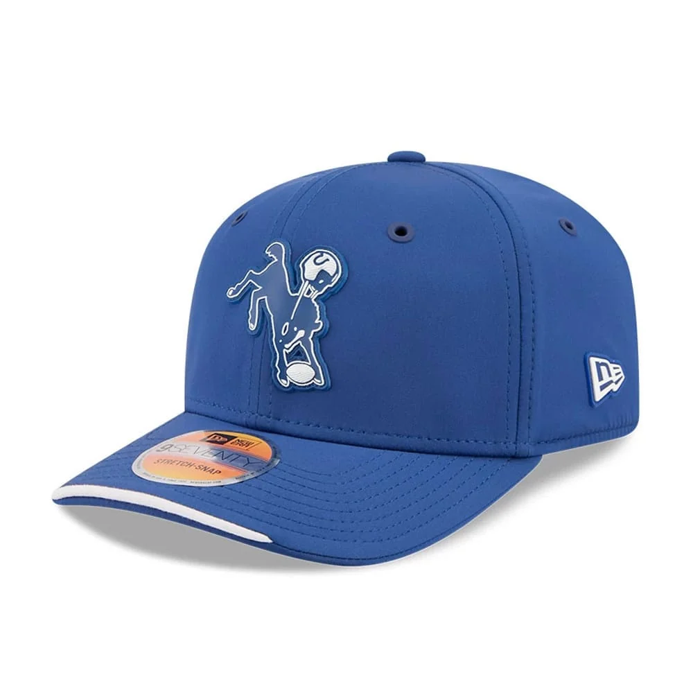 Image of Colts NFL Sideline 2026 Blue 9SEVENTY Stretch Snap Adjustable Cap