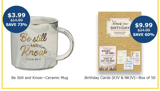 Be Still and Know Mug | Birthday Cards