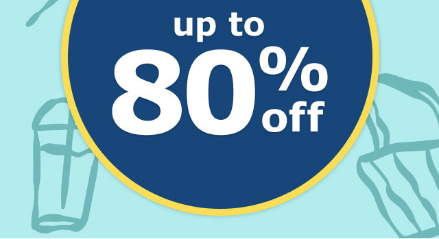 Up to 80% Off
