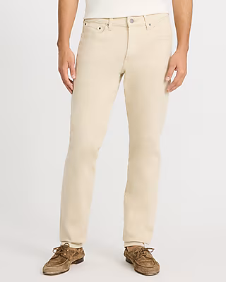 Slim Beige 5 Pocket Express Traveler Pant