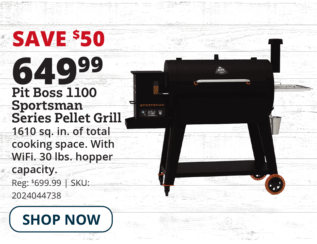 Pit Boss 1100 Sportsman Series Pellet Grill