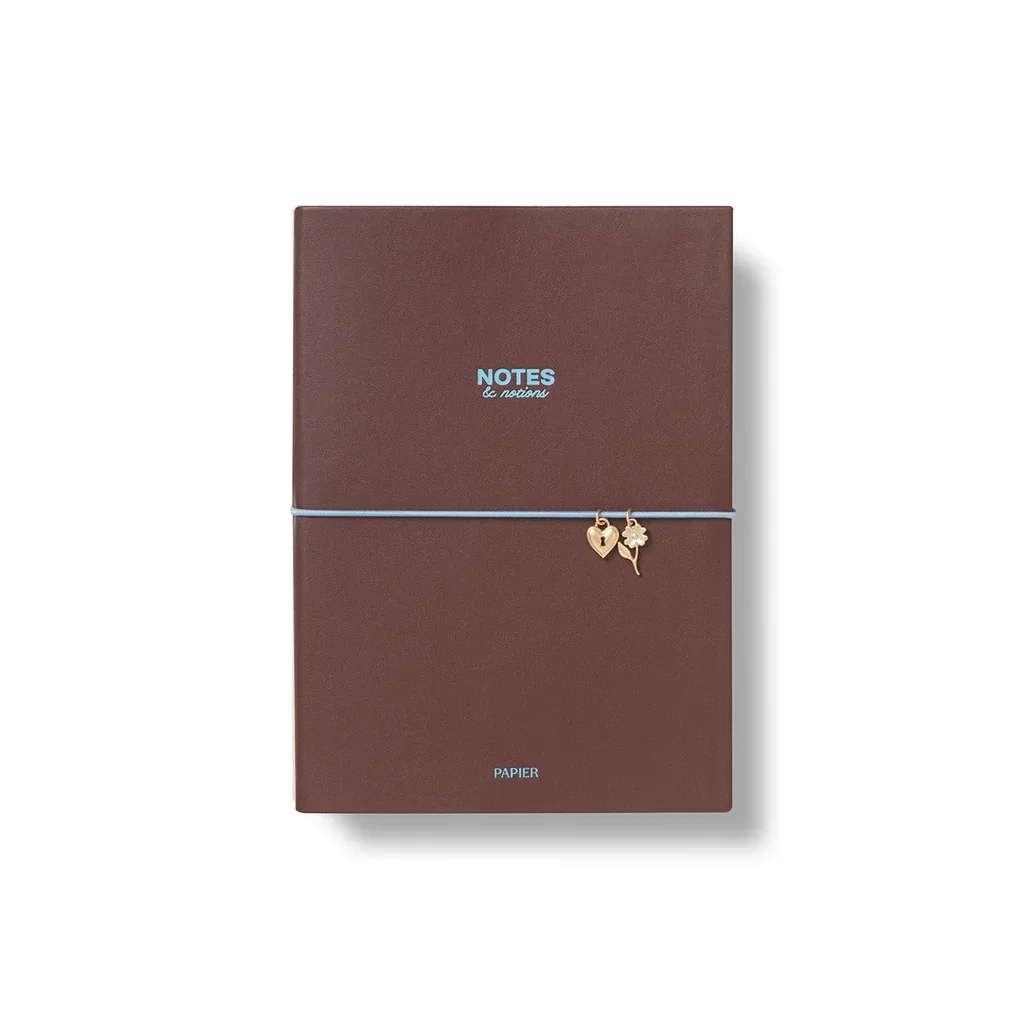 Chestnut and Ink Red Notebook