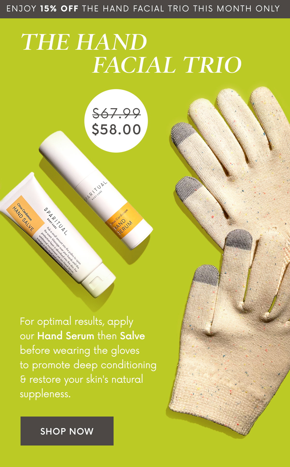 Nourishing Spa Gloves