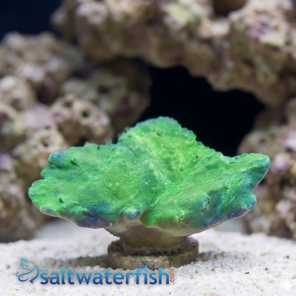 Cabbage Leather: Green Mini - Aquacultured