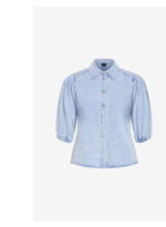 Shop the Jessie Balloon Sleeve Denim Shirt