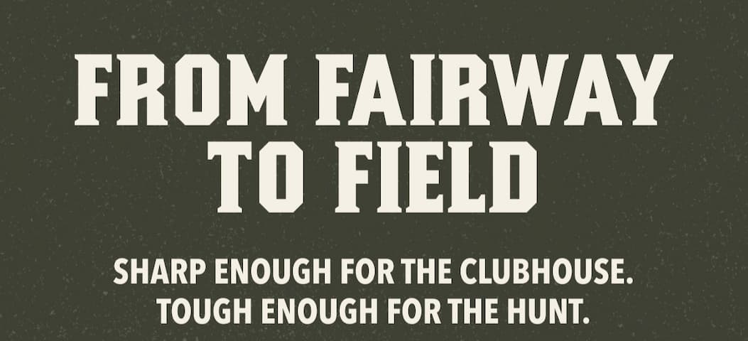 From Fairway to Field