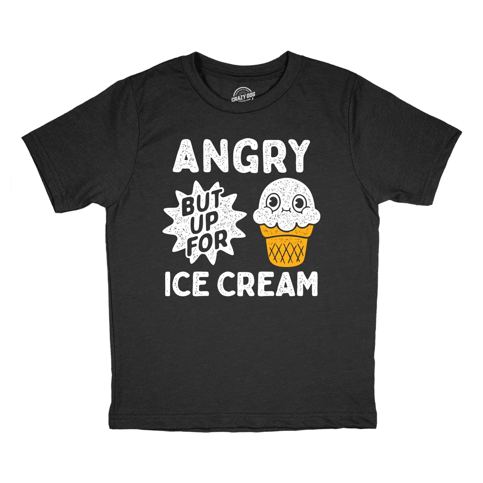 Image of Angry But Up For Ice Cream Youth T Shirt
