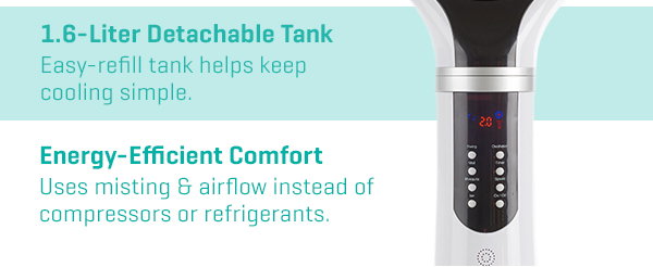 IT'S BACK! Get 25% off our Portable Evaporative Cooler