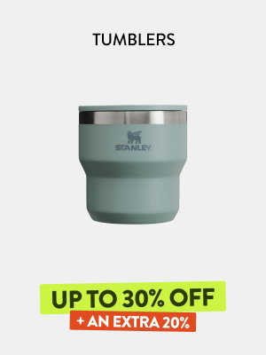 Tumblers UP TO 30% OFF + an extra 20%