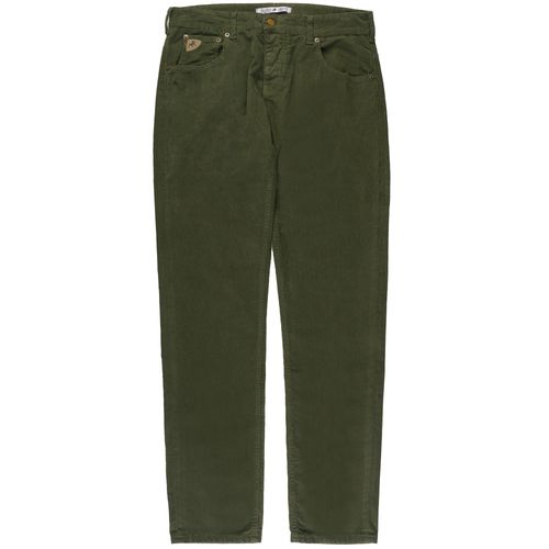 Lois Jeans Sierra Thin Cord Trousers - Green Olive
