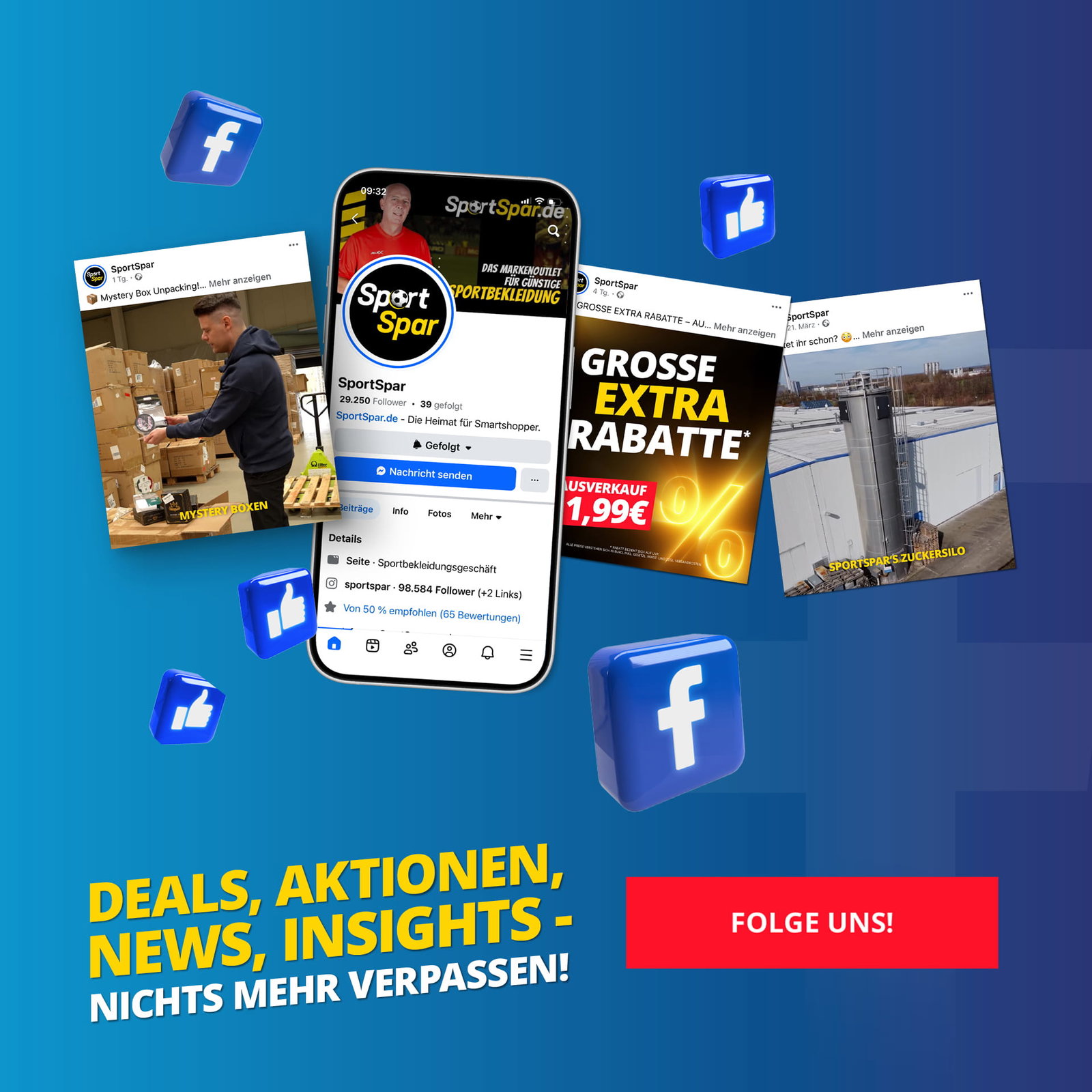 Folge uns auf Facebook!