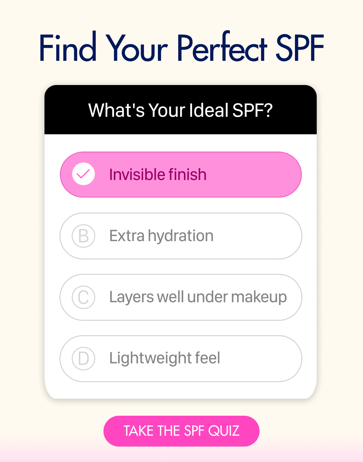 Find your perfect SPF