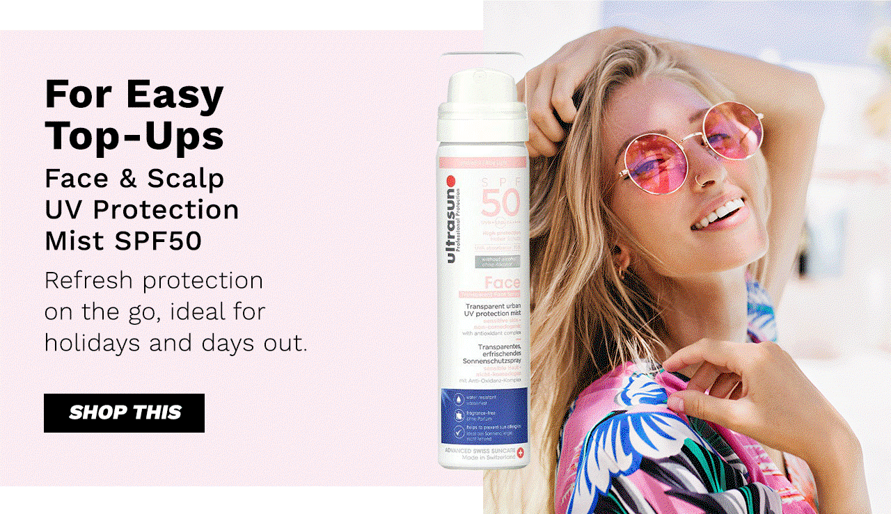Face & Scalp UV Protection Mist SPF50 