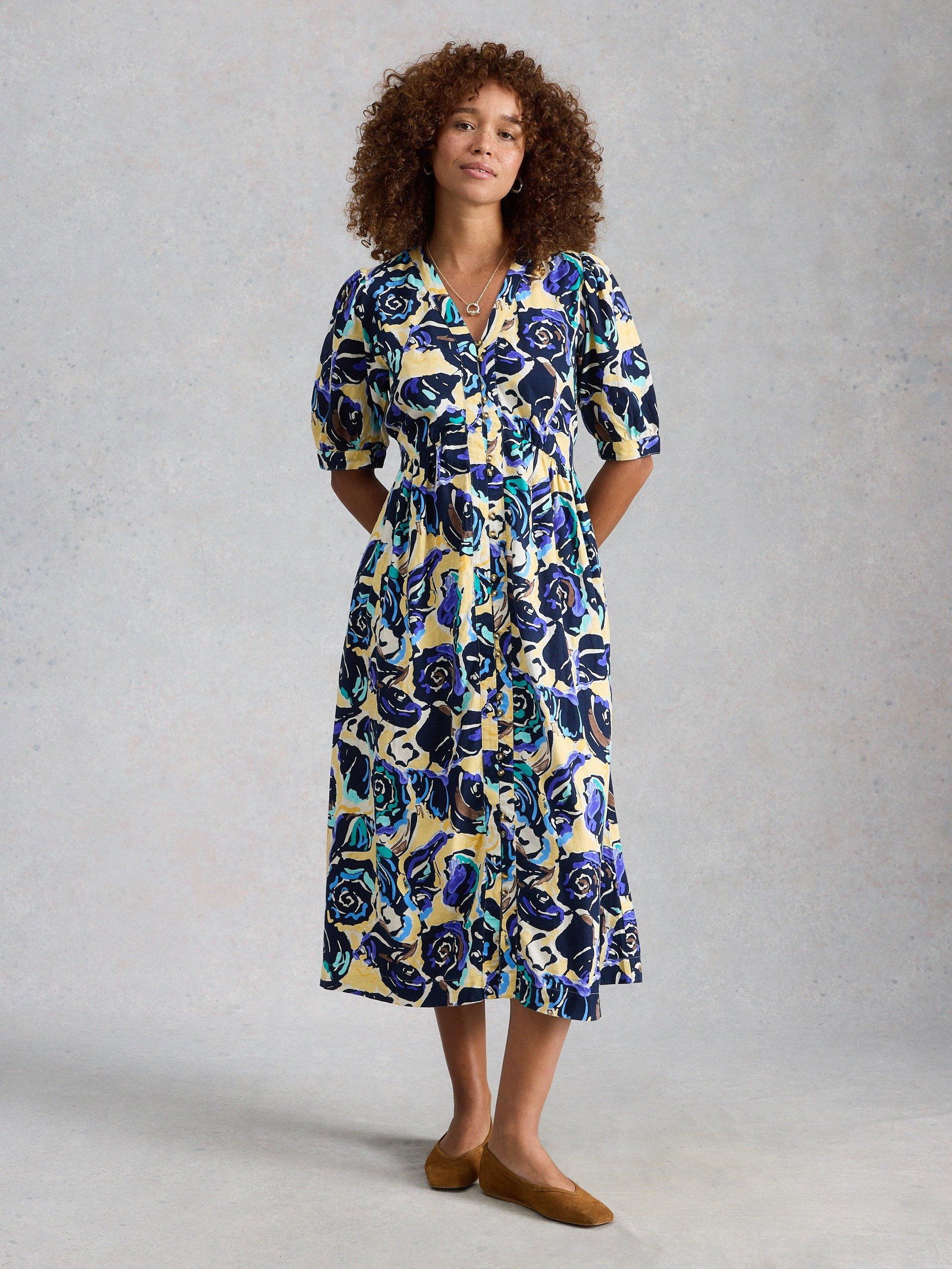 Shop Fern Linen Blend Dress