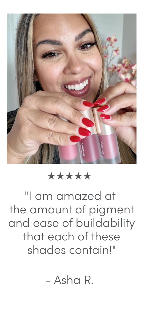 5-star review of liquid blush 