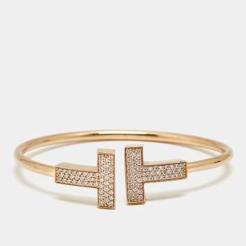 Tiffany T Diamonds 18k Rose Go