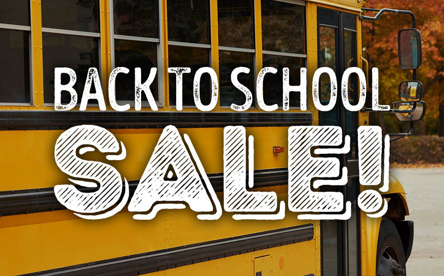 Back to School Sale
