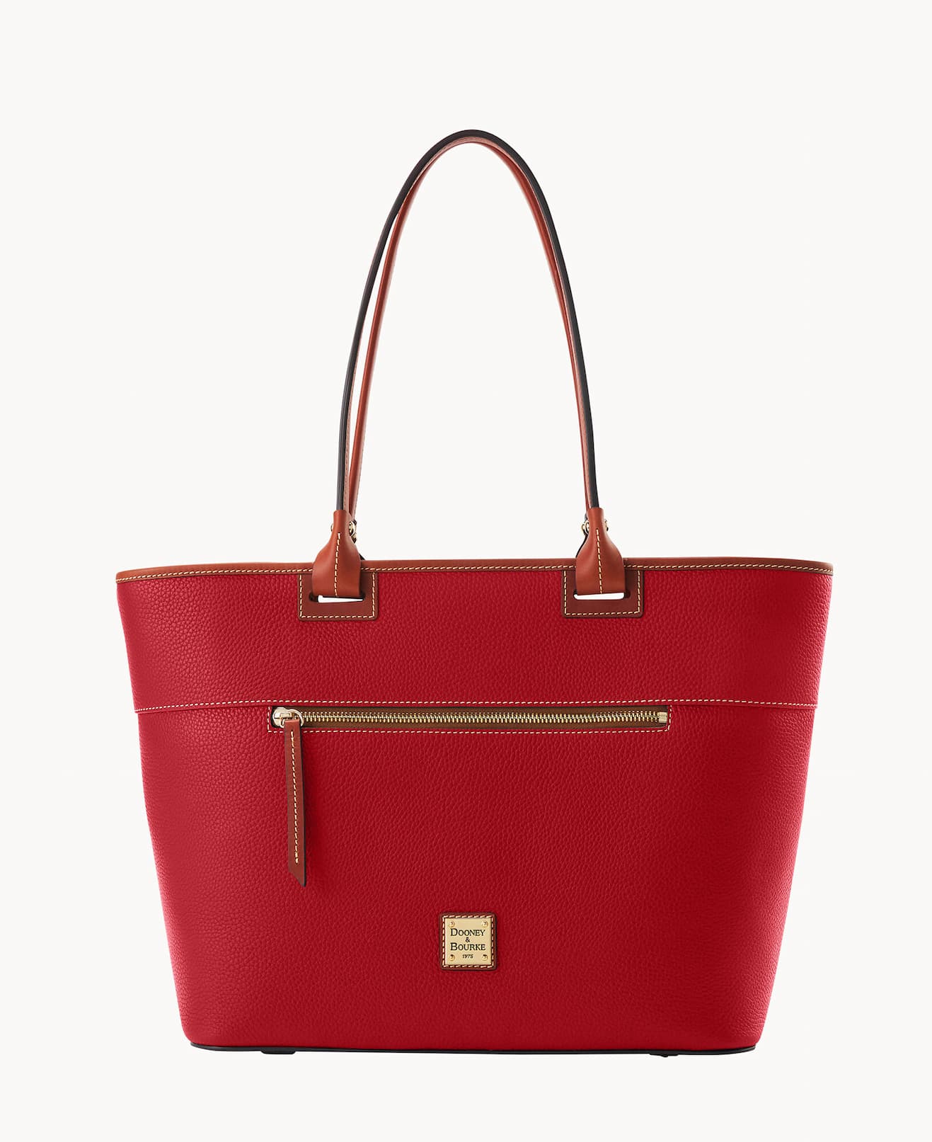 Pebble Grain Large Zip Tote