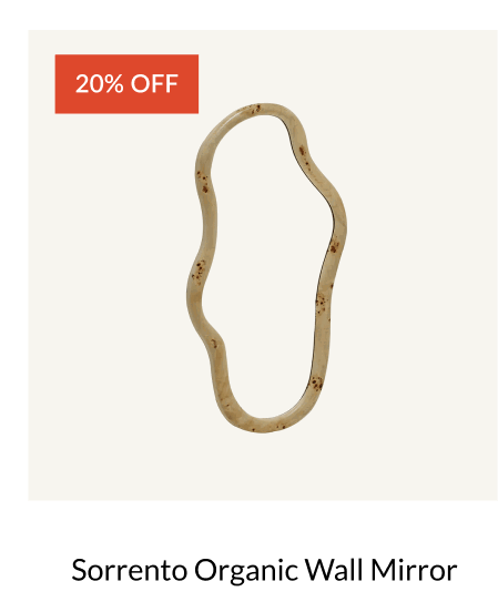 Shop Sorrento Organic Wall Mirror