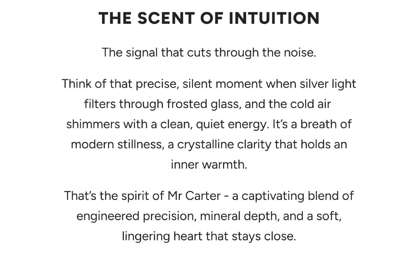 The signal that cuts through the noise.